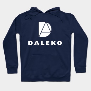 Daleko logo - light single color vertical Hoodie